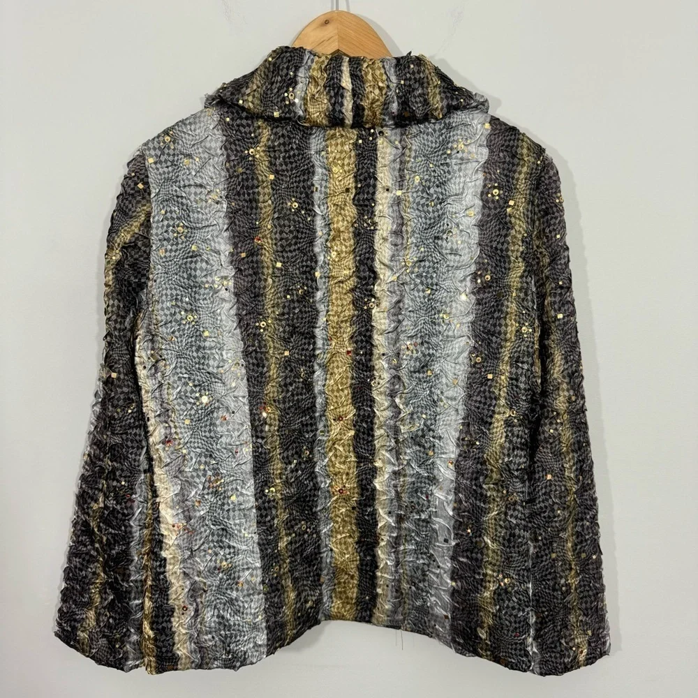 Joseph Ribkoff Multicolor Textured Jacket - Picture 8 of 13